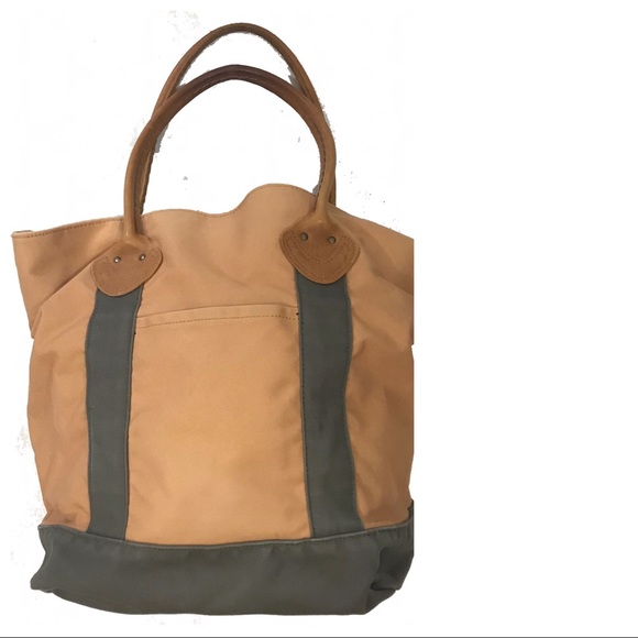 ll bean leather handle tote